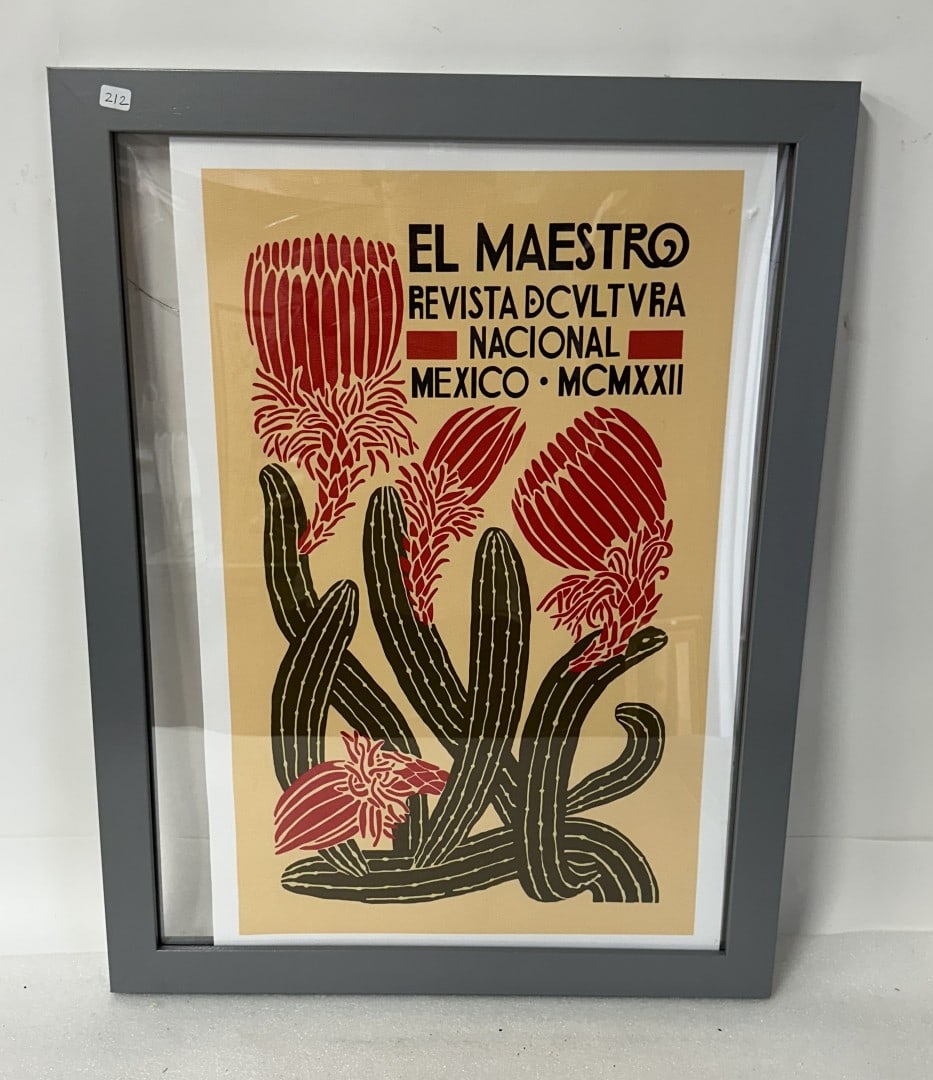 Mexican Poster: As pictured 26"H x 20"W