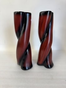 MCM Pr. High Glaze Pottery Vases