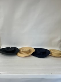 Vintage Straw Hat Lot (4)