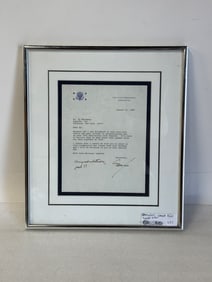Signed Vice President Bush Letter