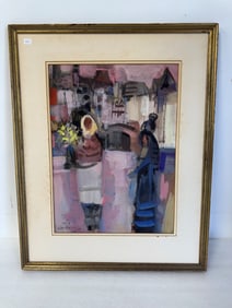 Ben-Haim Pastel Two Women