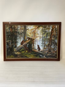 Oil on Canvas. Bear.