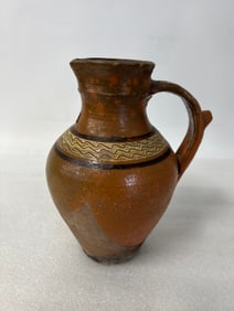 Pennsylvania Redware Pitcher
