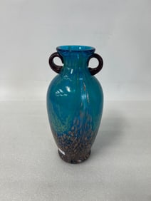 Art Glass Vase in the Manner of Loetz