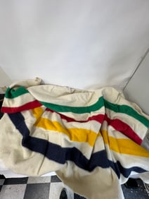 Hudson Bay Vintage  Wool Blanket