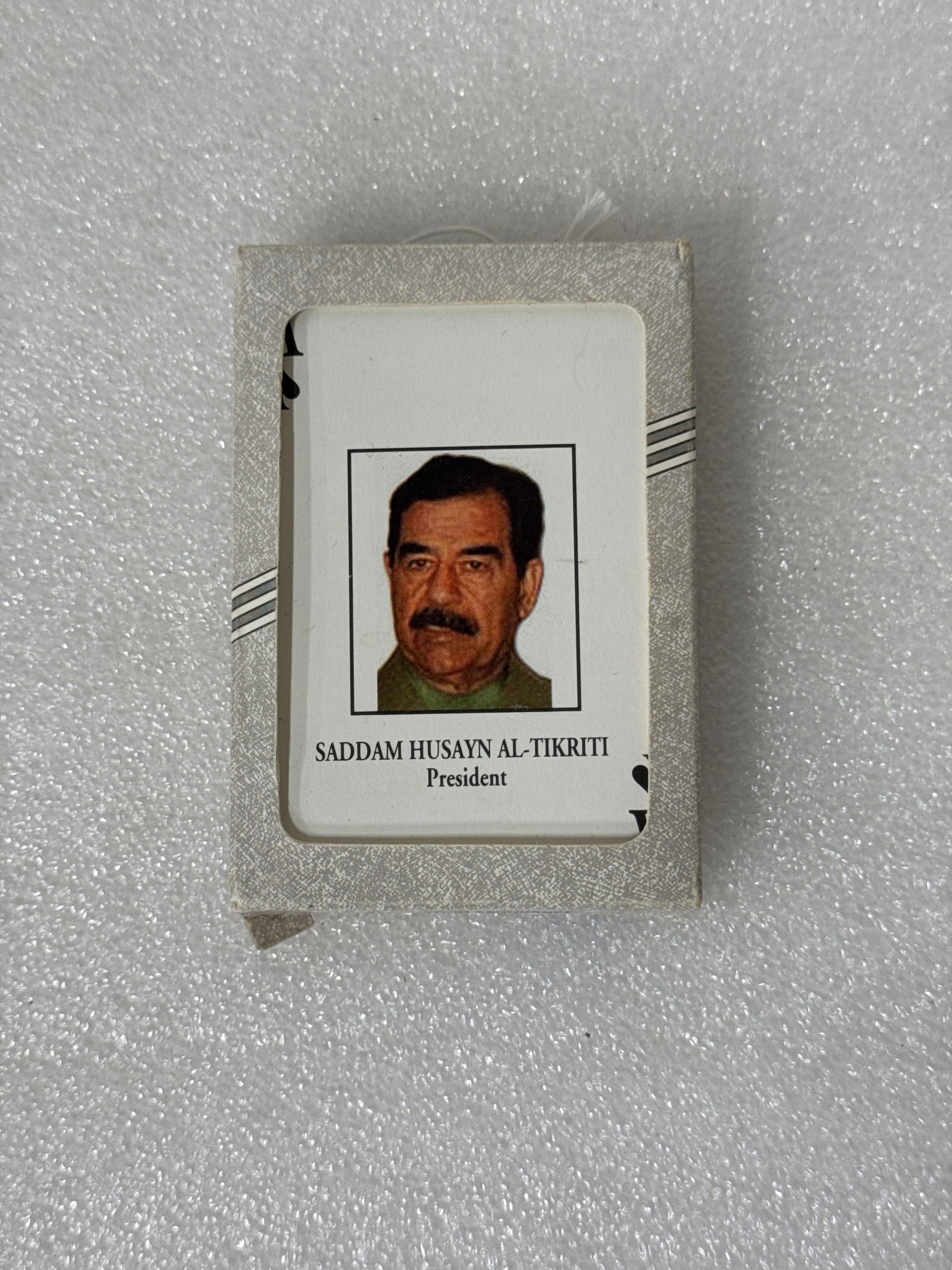 Complete Deck of Saddam Hussein Playing Cards (1 of 2)