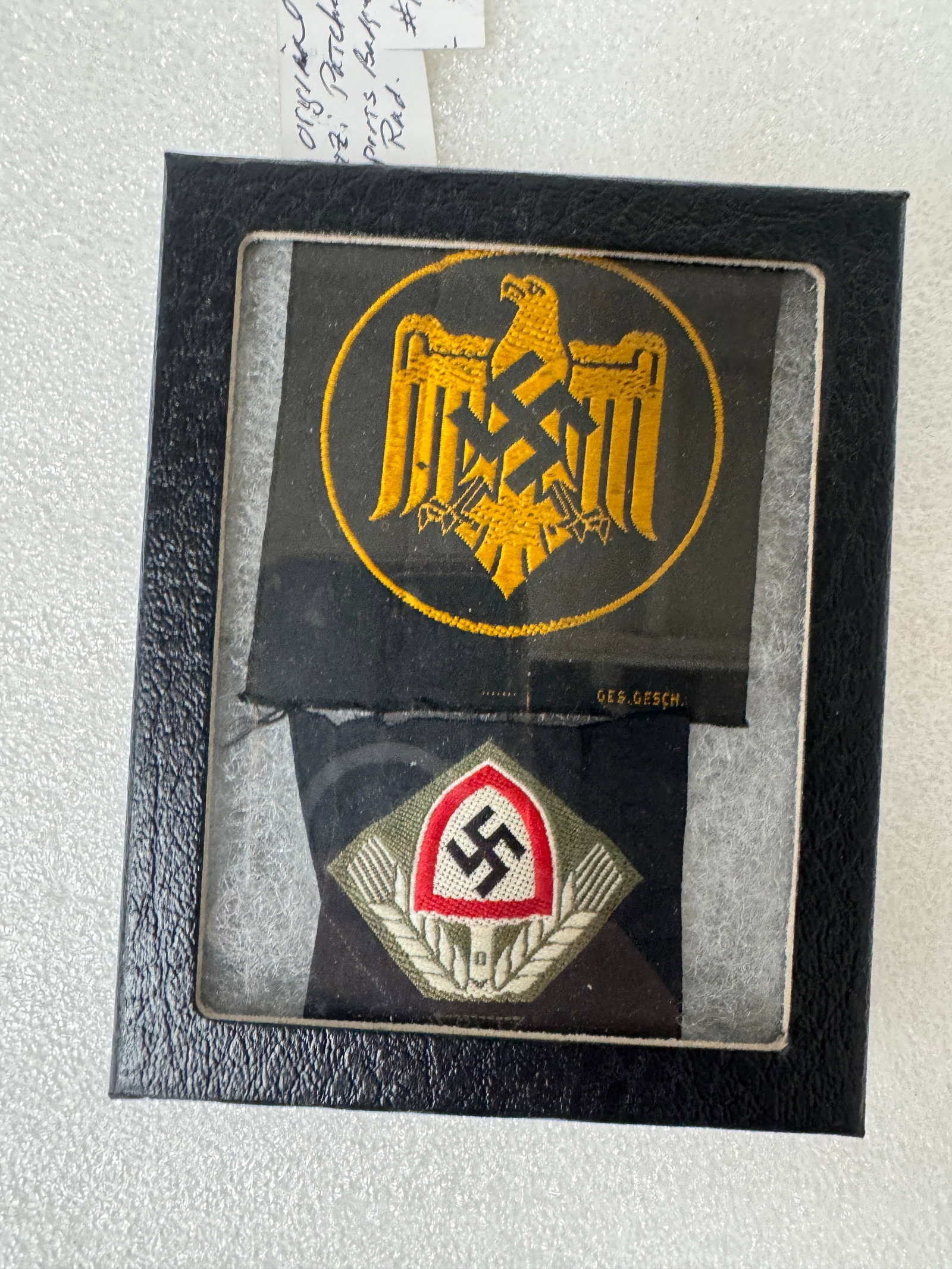 Nazi Cloth Insignias: Sports Badge and RAD