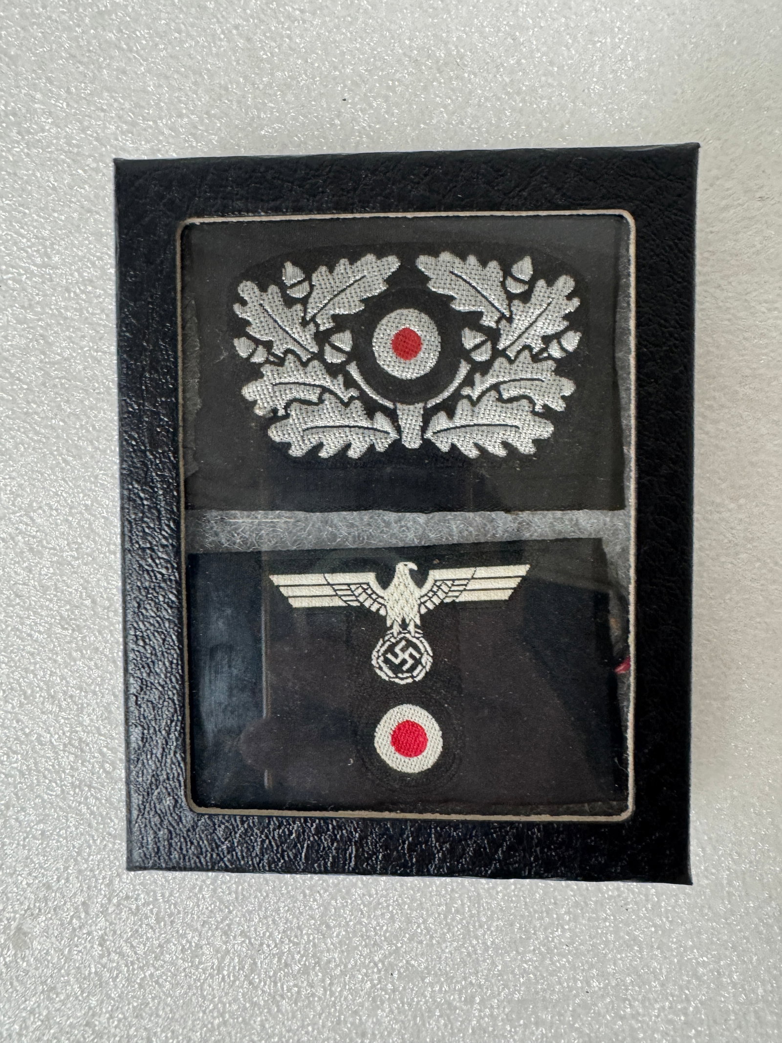 Nazi Cloth Insignias (2): For Panzer Troops-Cap Badges