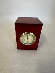 Vintage Barometer Thermometer Clock