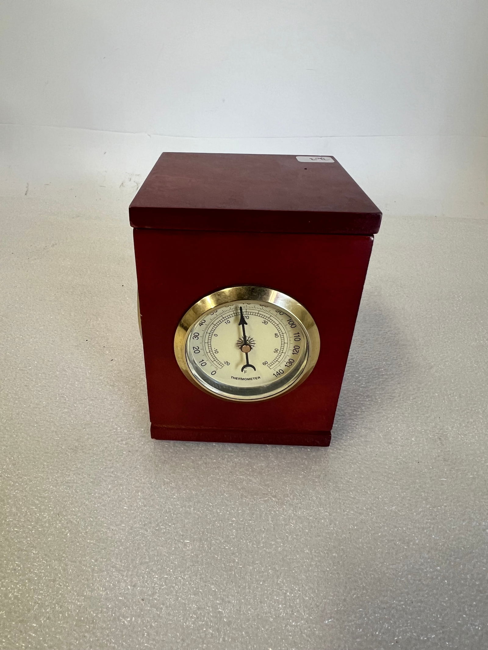 Vintage Barometer Thermometer Clock (1 of 4)