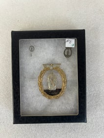 Original WWII Mine Sweeper Badge German Navy
