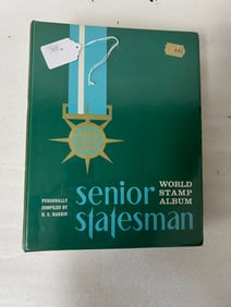 Senior Statesman Stamp Album American & Foreign