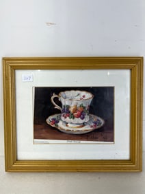 Barbara Mock Fruit Tea Cup Print