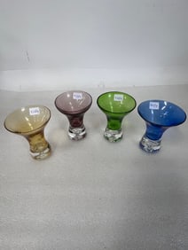 Art Glass Blown Cordials (4)