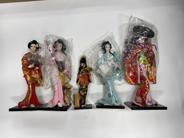 Japanese Dolls ( Five in the lot)