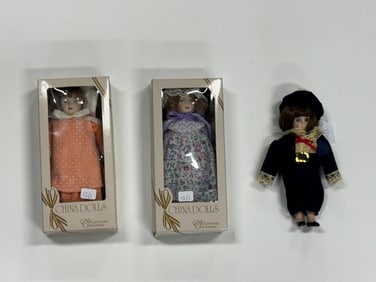 Gorham Miniature China Faced Dolls (3)
