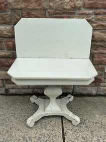 Victorian Whitewashed Mahogany Game Table