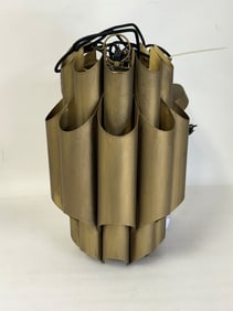 Mid-Century Modern Style Brass Light Fixture