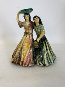 Pottery Figure. Two Women