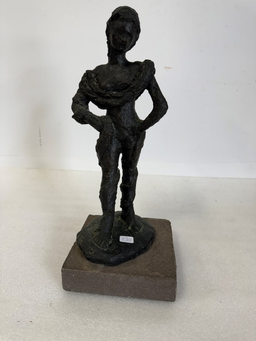 Hanna Small. Bronze. Dancer Sgd HS: 5.75" x 5.75" x 13.50: