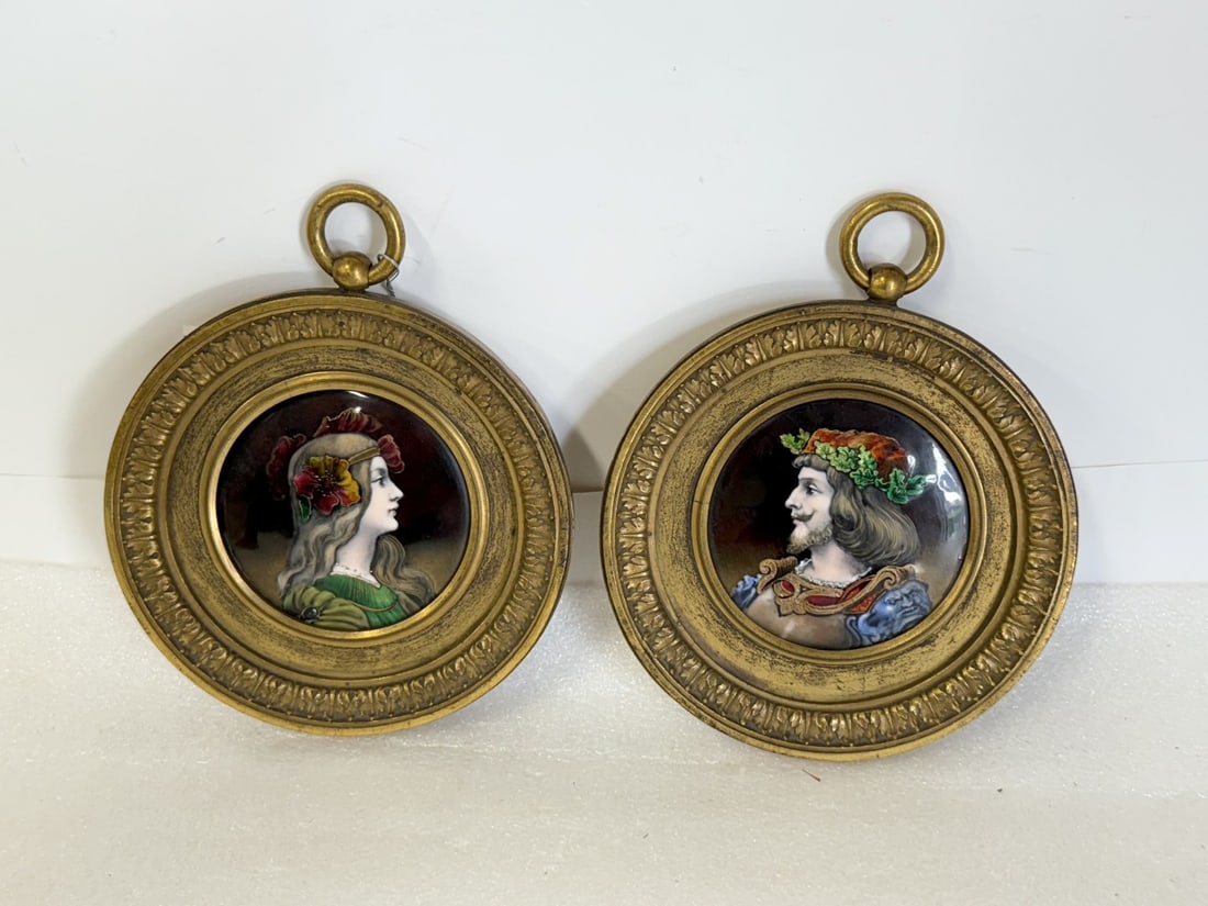 Exceptional Pr. Paintings on Porcelain (1 of 5)