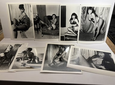 Bettie Page Vintage Pin Up Photographs(8)