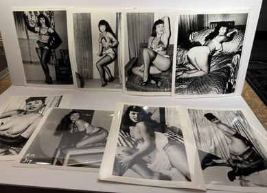 Bettie Page Vintage Pin Up Photographs(8)