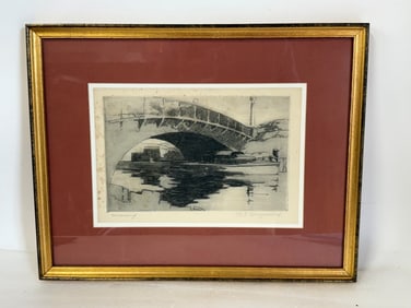 Henry E. Winzenreid; American Etching - Morning Signed