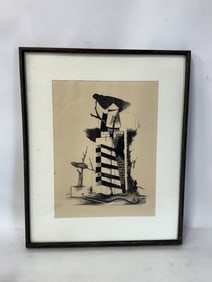 Karl Fortess; 20thC. Lithograph Signed