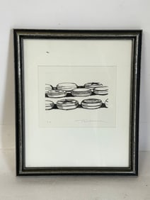 Wayne Thiebaud; 20thC. Contemporary Etching Signed