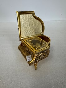 Gilded Piano Music Box
