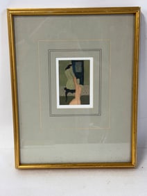 Framed Print of a Nude