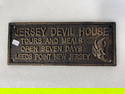 Jersey Devil House Bronze Sign