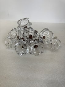 Clear Tulip Curtain Tie Backs ( 8)