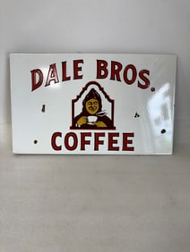 Dale Bros. Coffee Enamel Sign