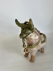 Antique Pottery Oriental Animal Figure