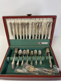 Vintage Silverplate Flatware Service