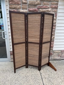 Three(3) Panel Rattan Screen