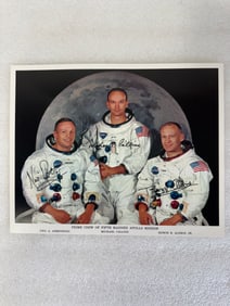Apollo 11 Crew Photograph Autographed