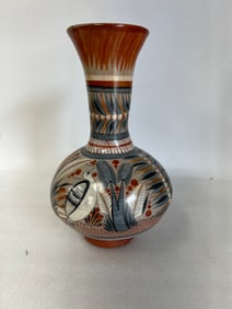 Monumental Pottery Vase Mexico V. Silva