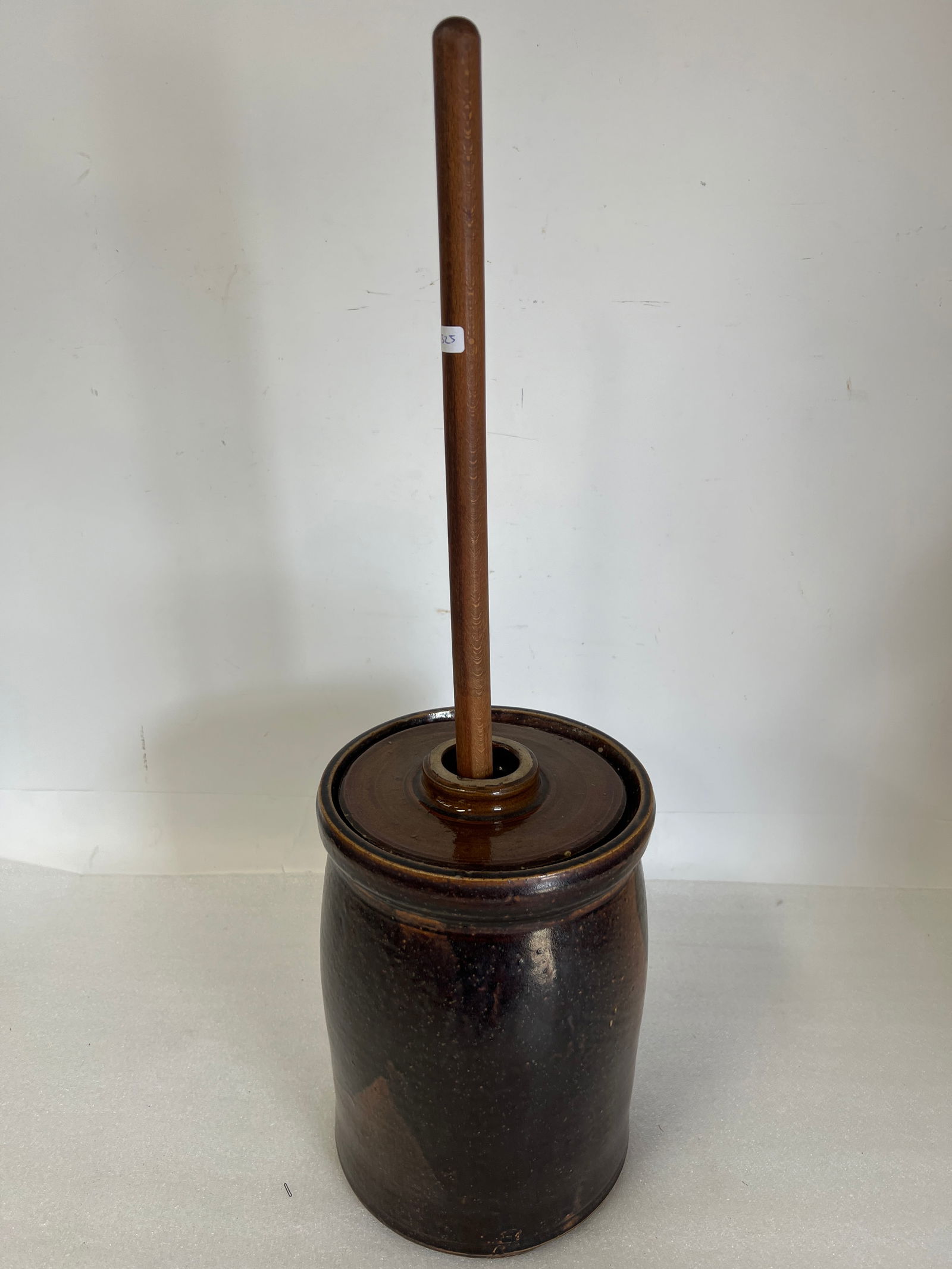 Antique Pottery Butter Churn (1 of 3)
