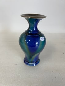 Andrew Mason Art Pottery Vase. Sgd. A.M