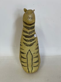 Antique Cloth Cat Figure