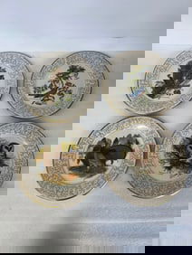 Gorham Bird Plates (4)
