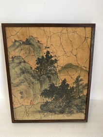 Japanese Oil on Board