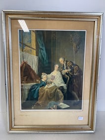 Francois H. Drouais Print after an 18th C. Painting