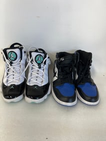 Two Pairs of Air Jordan Sneakers. Size 9