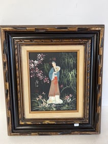 Oil on Board. Japanese Girl