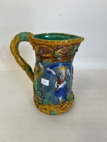 Antique Majolica Pitcher