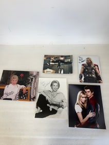 Lot of Celebriity Photos Autographed   (5)
